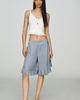 By Anthropologie Silky Longline Skirty Shorts - 3