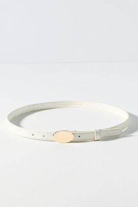 By Anthropologie Skinny Oval Plaque Belt