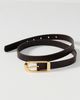 By Anthropologie Skinny Rectangle Buckle Belt - 1