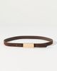 By Anthropologie Skinny Rectangular Plaque Belt - 1
