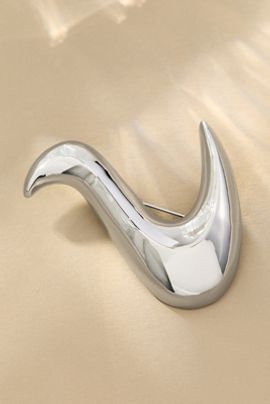 By Anthropologie Sleek Squiggle Brooch