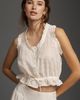 By Anthropologie Sleeveless Mixed Lace Top - 1