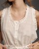 By Anthropologie Sleeveless Mixed Lace Top - 3