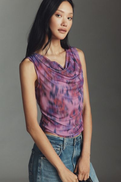 By Anthropologie Sloane Cowl-Neck Tank Top