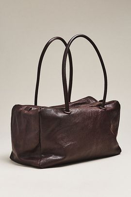 By Anthropologie Slouchy Faux Leather Tote Bag