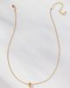 By Anthropologie Small Shimmered Monogram Tennis Necklace - 2
