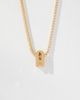 By Anthropologie Small Shimmered Monogram Tennis Necklace - 3