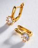 By Anthropologie Solitaire Crystal Drop Earrings - 1