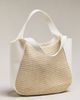 By Anthropologie Sonia Medium Slouchy Tote Bag: Raffia Edition - 1