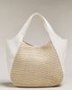 By Anthropologie Sonia Medium Slouchy Tote Bag: Raffia Edition - 2