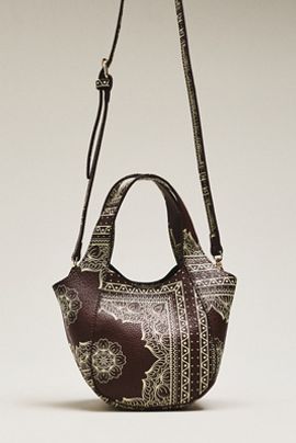By Anthropologie Sonia Mini Bandana Slouchy Tote Bag