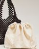 By Anthropologie Sonia Wood Bead Mini Slouchy Tote Bag - 3
