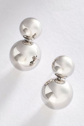 By Anthropologie Stacked Ball Post Earrings