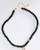 By Anthropologie Stone Beaded Pendant Necklace - 1