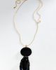 By Anthropologie Stone Tassel Pendant Necklace - 1