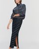 By Anthropologie Studded Midi Skirt - 4