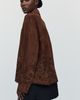 By Anthropologie Suede Cutwork Barn Jacket - 2