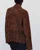 By Anthropologie Suede Cutwork Barn Jacket - 3