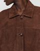By Anthropologie Suede Cutwork Barn Jacket - 4