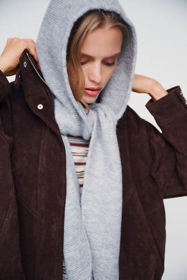 By Anthropologie Tapered Mid-Length Hood