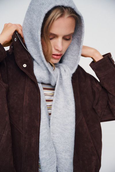 By Anthropologie Tapered Mid-Length Hood