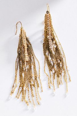 By Anthropologie Tassel Earrings