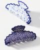 By Anthropologie Textured Scalloped Claw Clip - 2