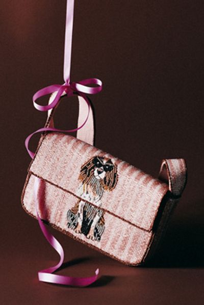 By Anthropologie The Fiona Beaded Bag: Animal Edition
