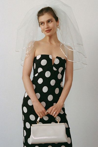 By Anthropologie - The Soleil Strapless Linen Plunge-Neck Midi Dress