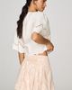 By Anthropologie The Washed Embroidered Mini Skirt - 3