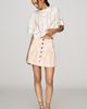 By Anthropologie The Washed Embroidered Mini Skirt - 4