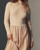 By Anthropologie Thea Long-Sleeve Eyelash Twofer Sweater Dress - 2