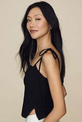 By Anthropologie Tie-Strap Tank Top