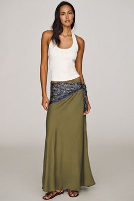 By Anthropologie Tilda Maxi Skirt