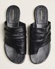 By Anthropologie Toe-Loop Leather Wrapped Slide Sandals - 2