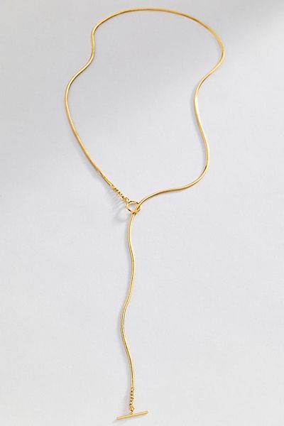 By Anthropologie Toggle Lariat Necklace