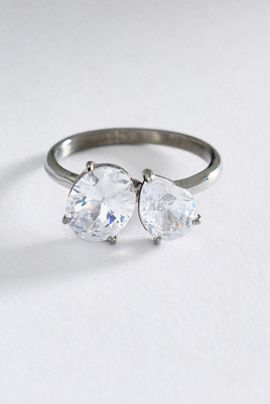 By Anthropologie Toi et Moi Crystal Ring