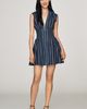 By Anthropologie Tommie Front-Zip Mini Shirt Dress - 1
