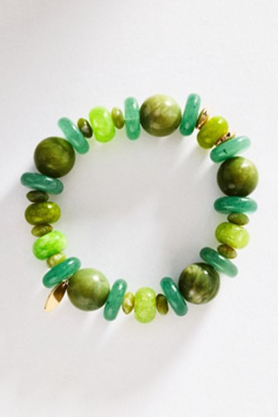 By Anthropologie Tonal Beaded Stretch Bracelet