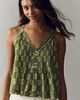 By Anthropologie Trina Pintuck Sleeveless Swing Top - 1