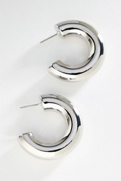 By Anthropologie Tubular Hoop Earrings