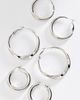 By Anthropologie Twisted Hoop Earrings, Set of 3 - 1