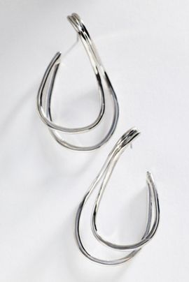 By Anthropologie Twisted Orbit Earrings