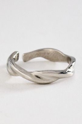 By Anthropologie Twisted Water-Resistant Ring
