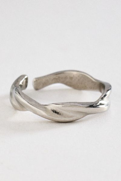 By Anthropologie Twisted Water-Resistant Ring