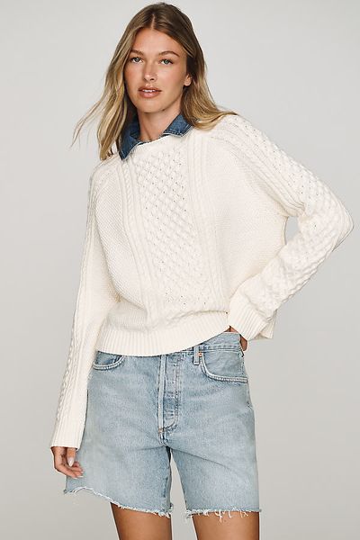 By Anthropologie Twofer Collared Sweater