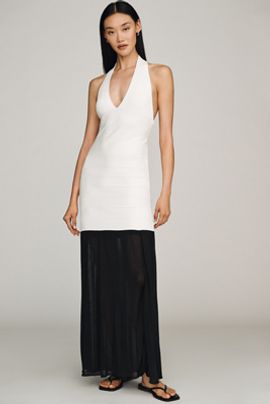 By Anthropologie Twofer Halter Dress