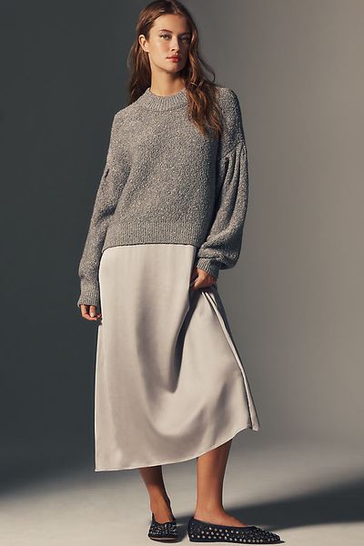By Anthropologie Twofer Midi Dress