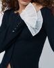 By Anthropologie Twofer Ruffle Cardigan Top - 3