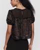 By Anthropologie Velvet Burnout Swing Top - 2